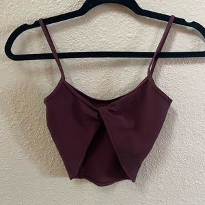 lululemon Twist Back Crop Tank size 2